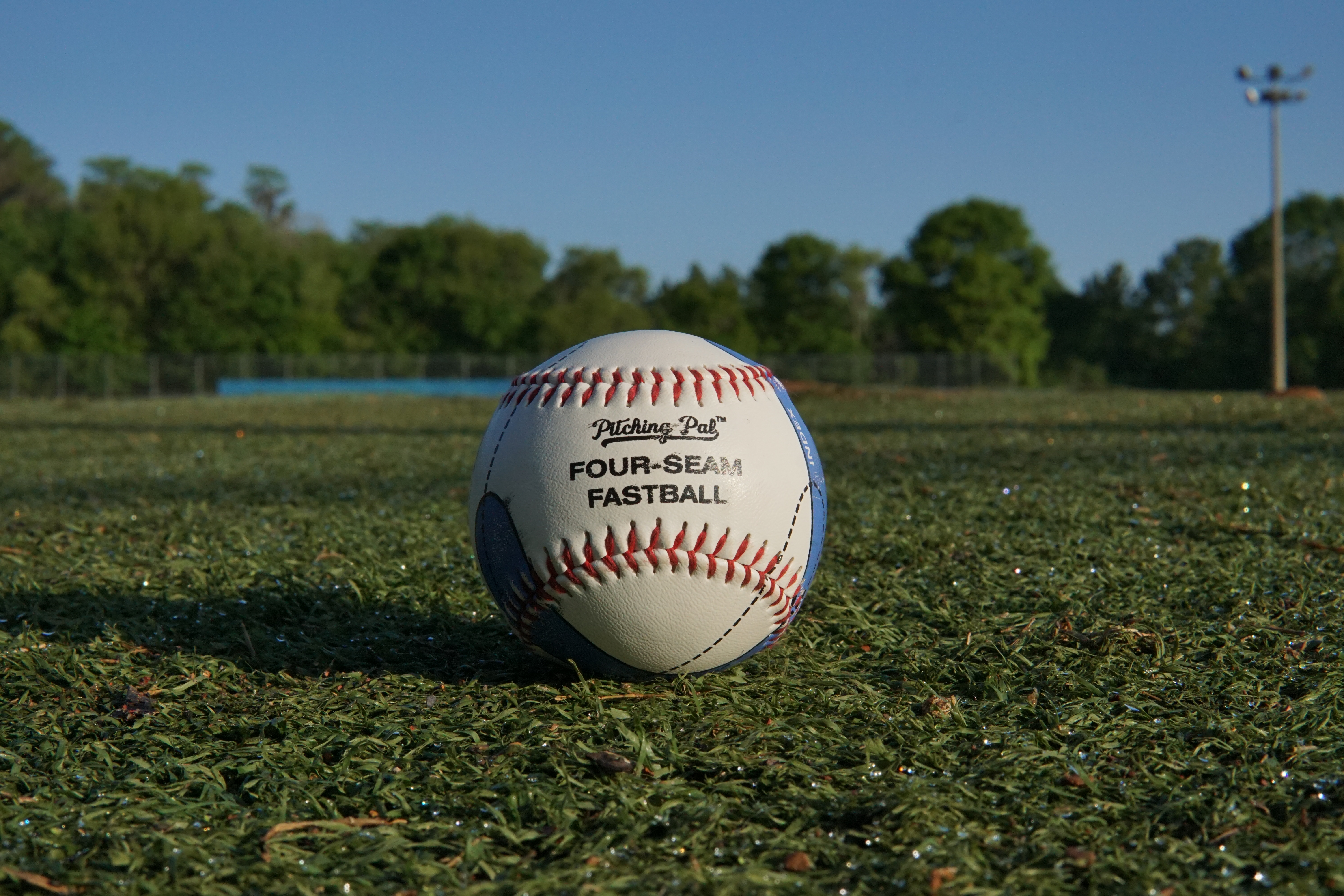 PitchingPal Four-Seam Fastball training baseball